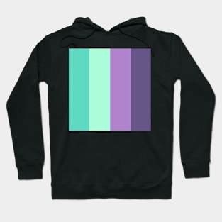 Turquoise-Purple Gradient Hoodie